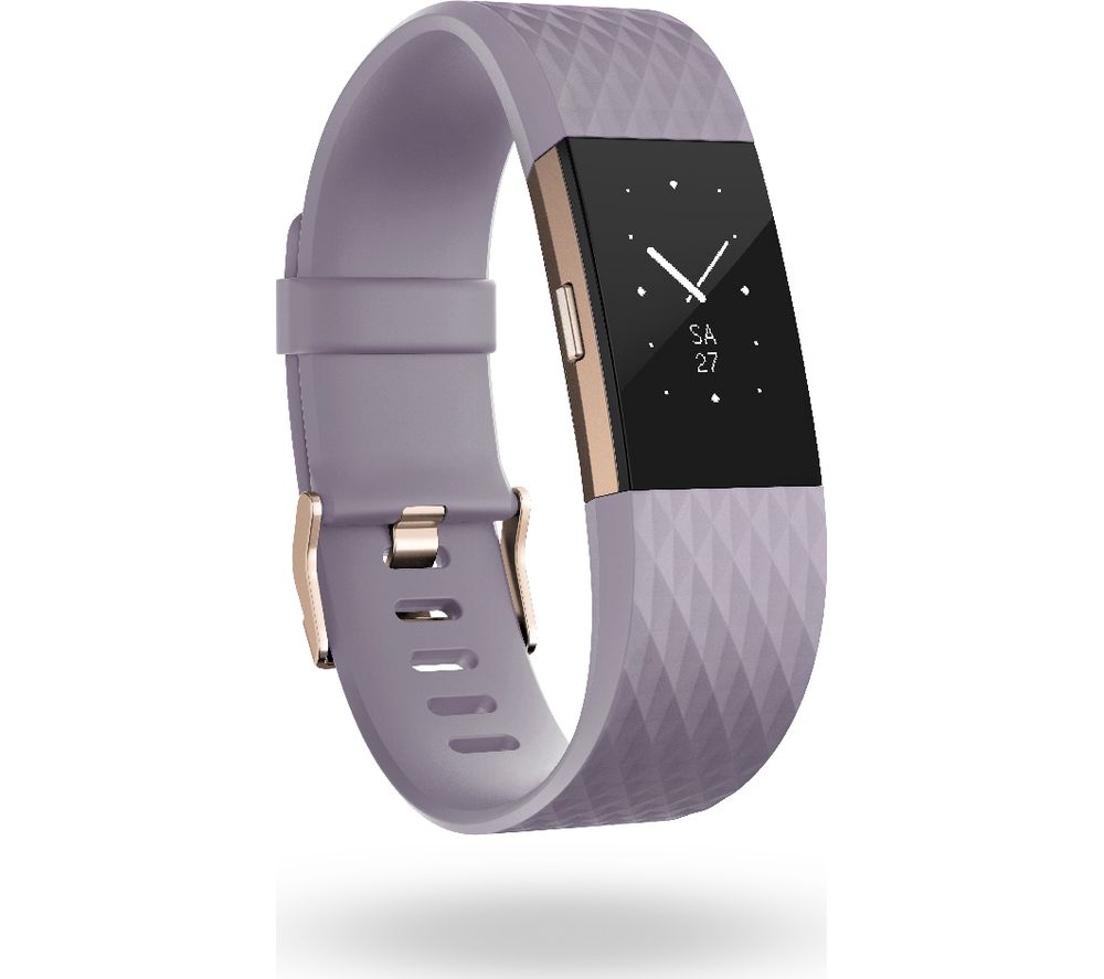 fitbit charge 2 lavender rose gold